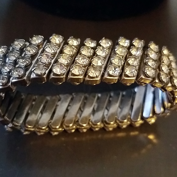 Stretch bracelet - VINTAGE metal - Picture 3 of 10